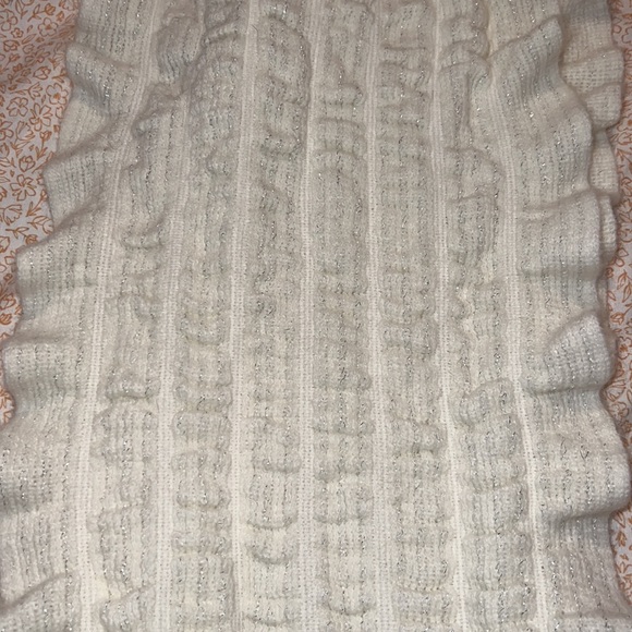 Ivory Knit Infinity Scarf - Picture 3 of 3